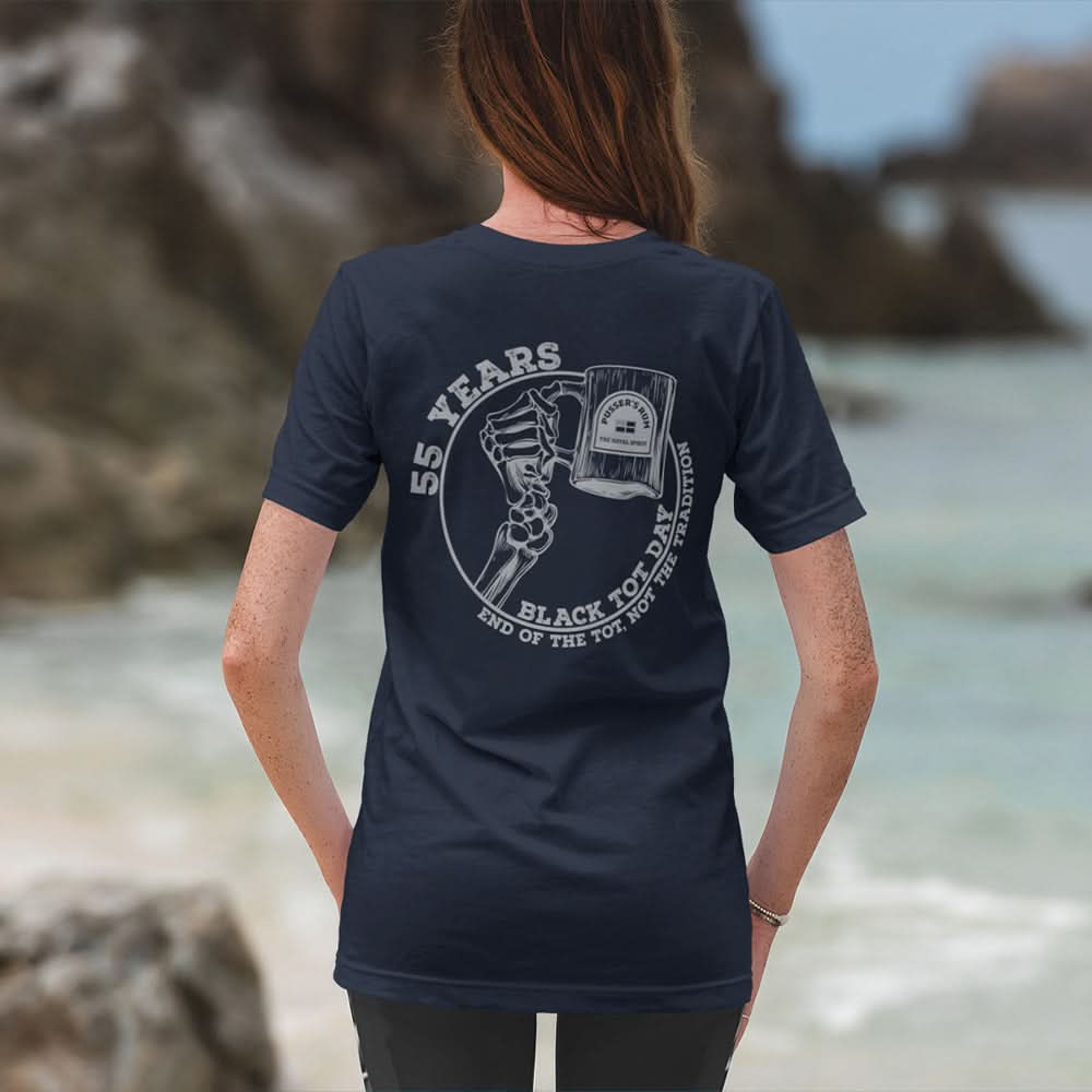 2025 Black Tot Day T-Shirt - Skeleton Cheers (Limited Edition) - Image 3
