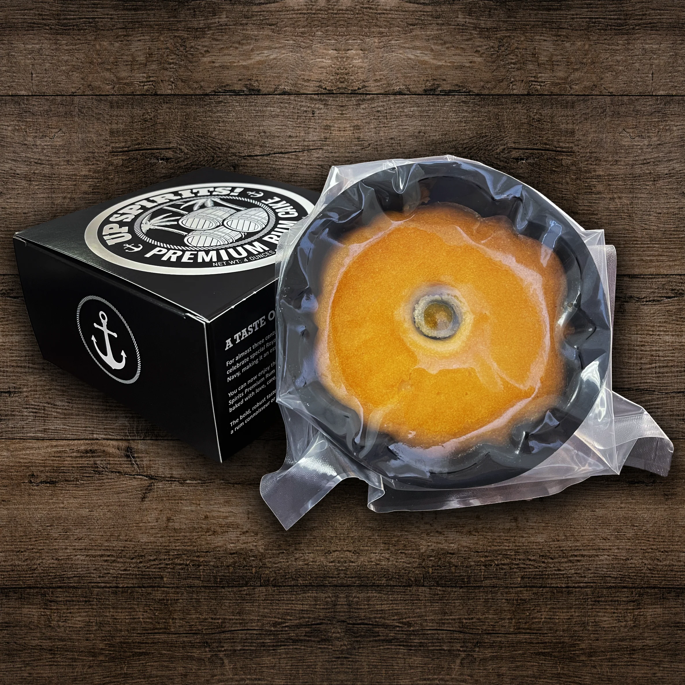 Up Spirits Rum Cake - 4oz - Single