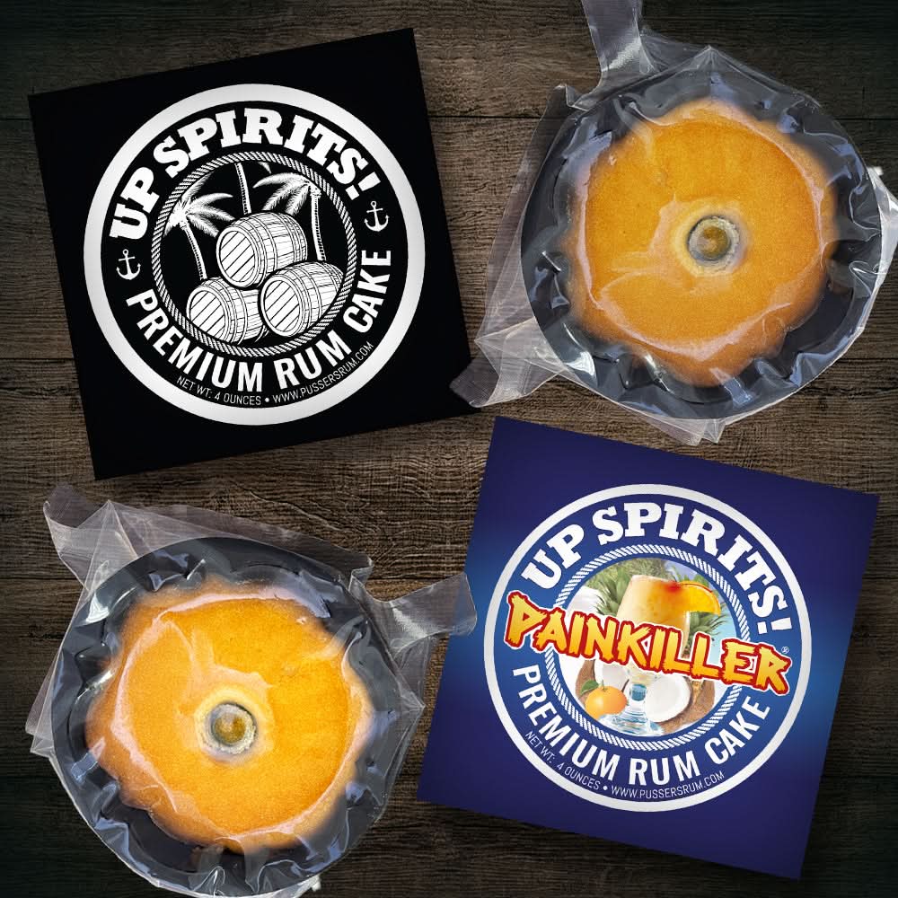 4oz Up Spirits Rum Cakes - Combo 4-Pack